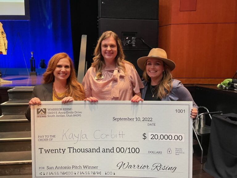 -Richelle, Kayla and Flossie, Pitch Deck Winners
